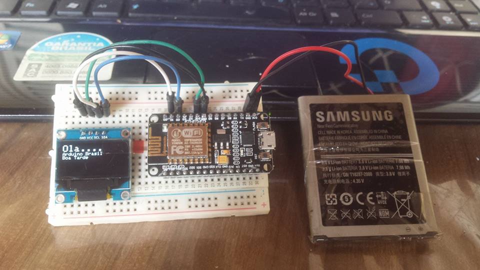 Conectando display Oled com Nodemcu